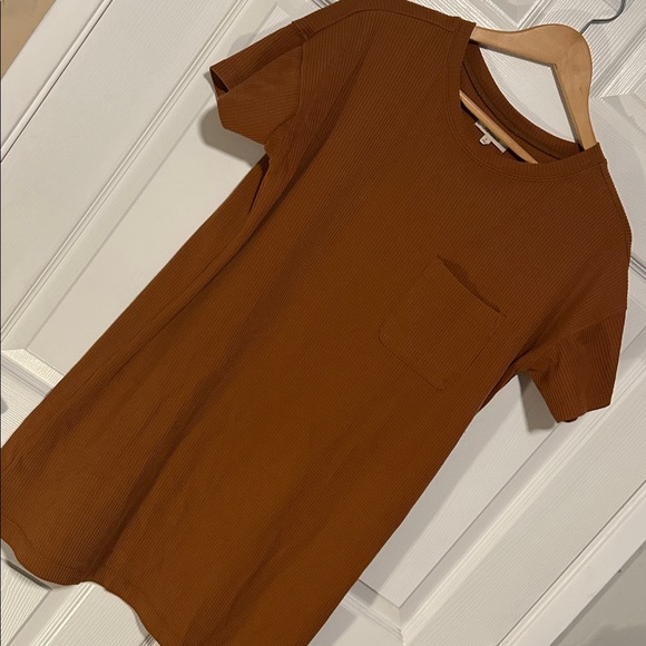 Madewell Brown Ribbed dress S - Picture 5 of 5